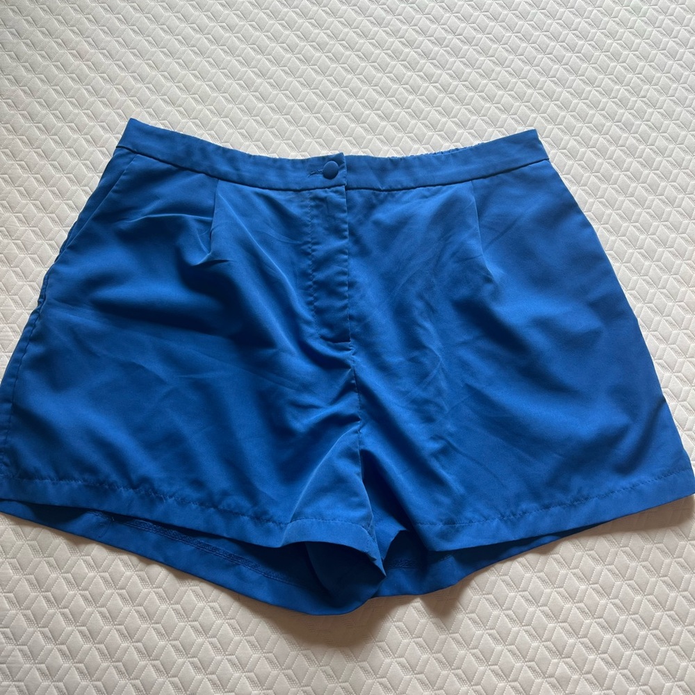 SHEIN High Waist Blue Women's Shorts